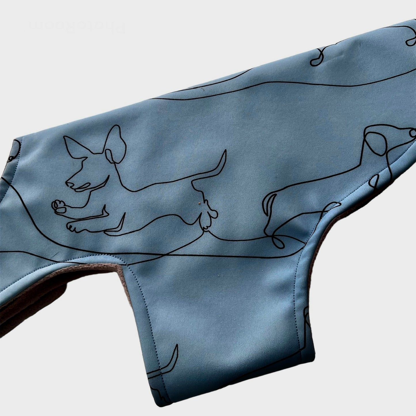 Dachys Jackies - Water resistant Dog jacket - Happy Dachy Blue