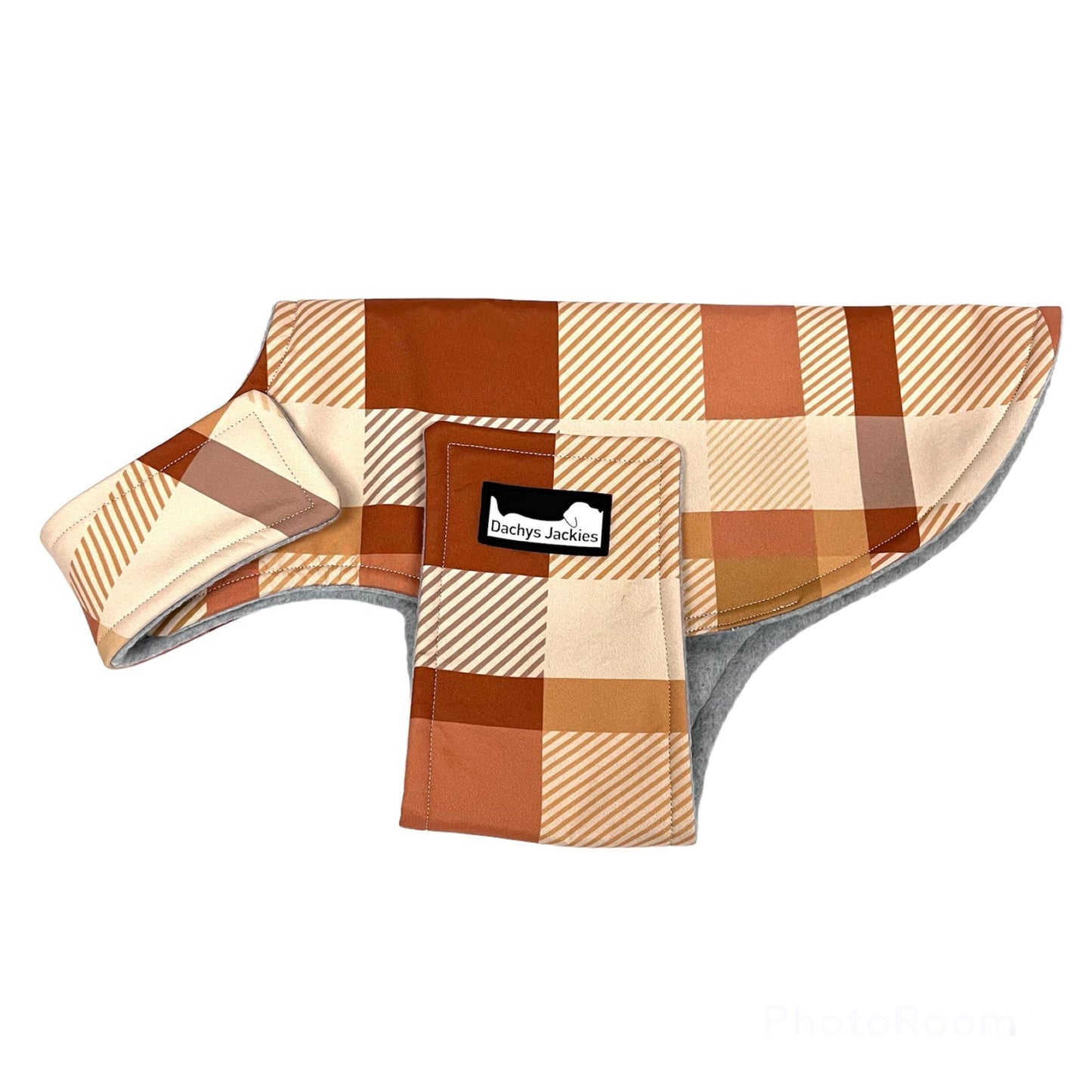 Dachys Jackies - Water resistant Dog jacket - Caramel Delight